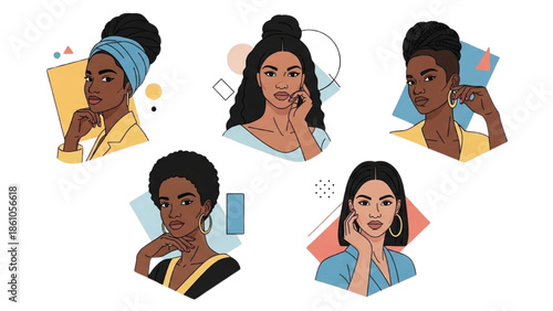 Diverse women applying skincare products in a relaxed environment from various viewpoints