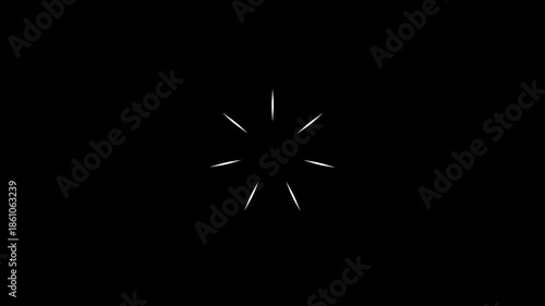 Circle Burst Motion Graphics in After Effects pop up, line, shiny, blast, Fireworks Effect burst motion graphics, line blast Explosive Burst Animation on black screen background. 4k video