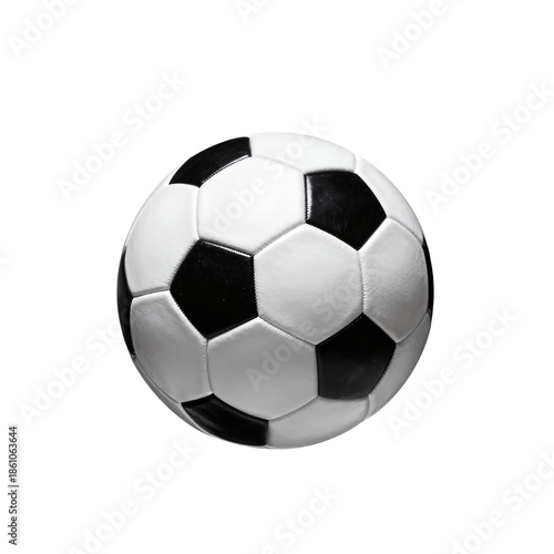 Wallpaper Mural Classic black and white soccer ball isolated. Torontodigital.ca