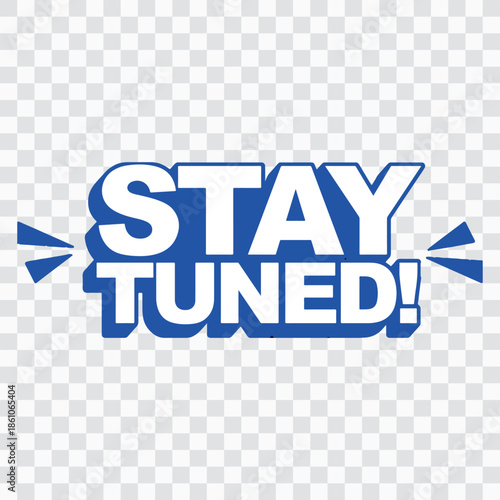 Stay Tuned Banner – Minimal Flat Announcement