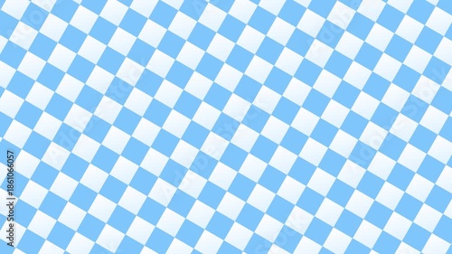 Blue and White Checkerboard Pattern Background. Minimalist Racing Flag and Retro Design Concept.