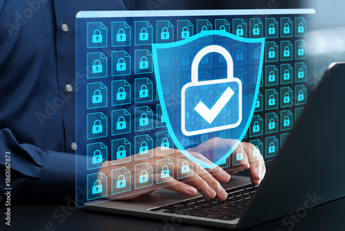 Tableau sur toile Information security and file encryption system