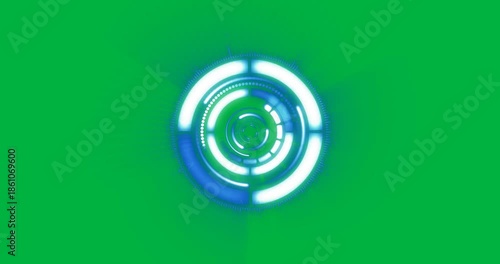 Dial interface on alpha channel