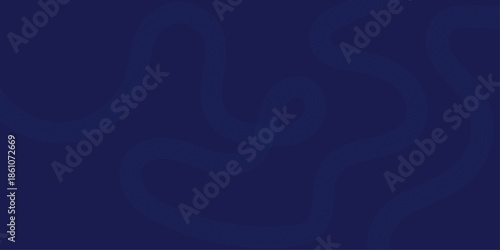 Abstract dark blue background with elegant cyan curved line patterns, featuring a modern minimal technology aesthetic for professional corporate banners and digital presentation backdrops.