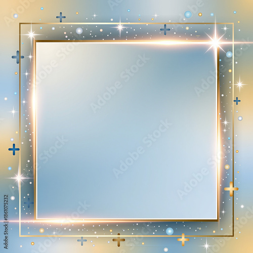 Corporate Style New Year Vector Background for Business Presentation