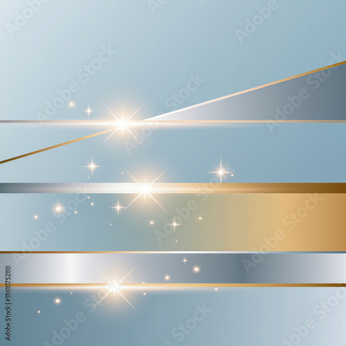 Corporate Style New Year Vector Background for Business Presentation