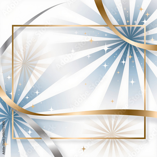 Corporate Style New Year Vector Background for Business Presentation