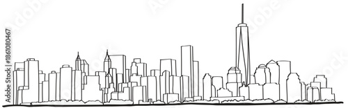 skyscraper vector illustration