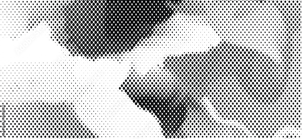 Obraz na plátně abstract dotted distorted halftone texture pixelated smoke