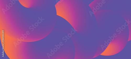 abstract purple and orange fluid gradient background wavy