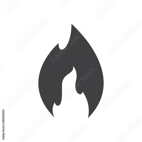 fire logo design burning and blazing