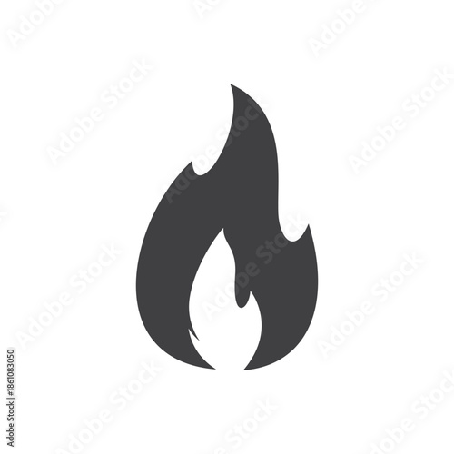 fire logo design burning and blazing
