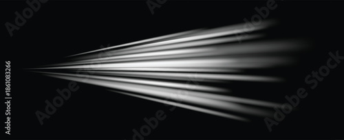 abstract white wind lines effect air stream flow wave