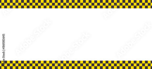 background with yellow and black ribbon warning tape