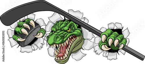 A crocodile, dinosaur or al...
