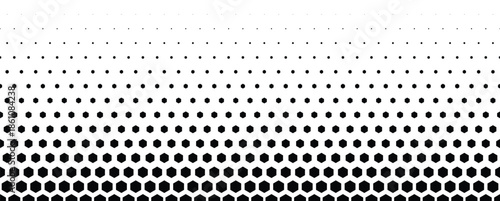  black hexagon gradient texture fading honeycomb pattern