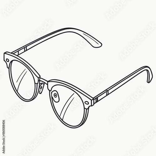 Stylish round sunglasses