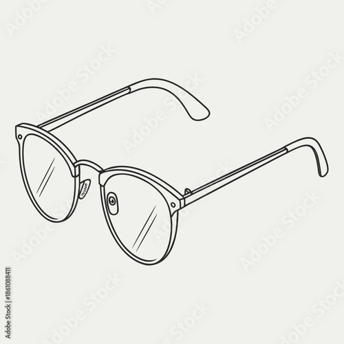 Stylish round sunglasses