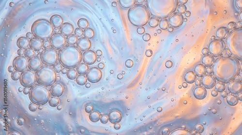 Wallpaper Mural Colorful Abstract Swirling Bubbles and Fluid Dynamics in a Dreamlike Background Torontodigital.ca