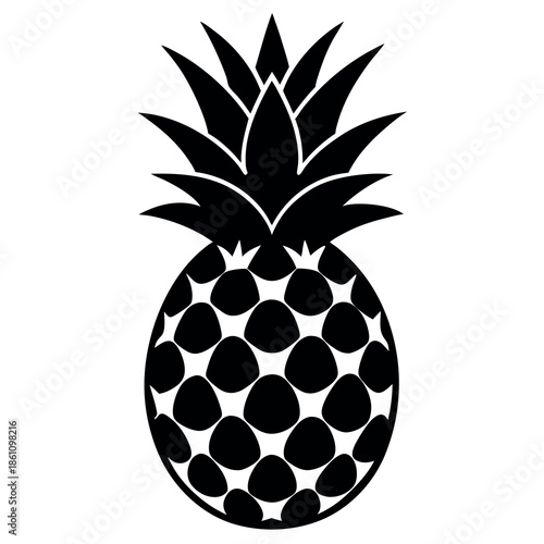 vector illustration of pineapple