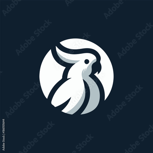 Cockatoo Bird Logo