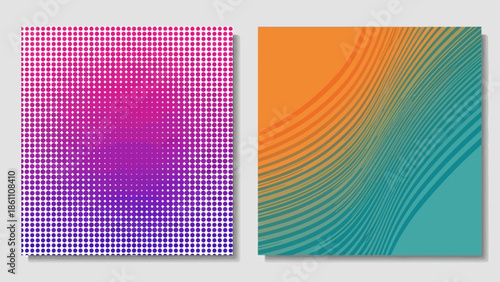 Modern abstract vector background with dynamic gradient and geometric pattern