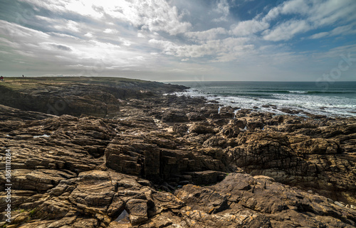 Le littoral breton à Quiberon, Morbihan, France