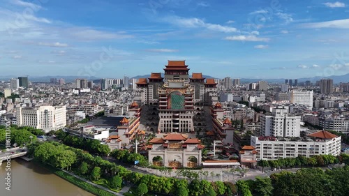 Aerial Palace Complex Yulin Guangxi China Architecture