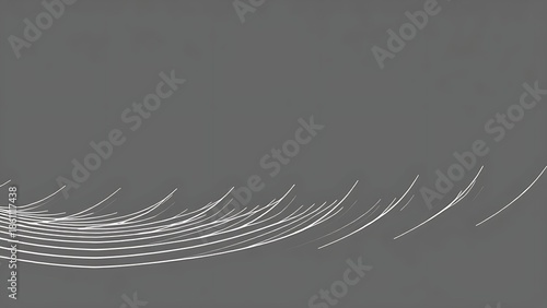 disequilibrium. White arc patterns showing rotational motion trajectory on minimalist background. STEM education sheets, lab safety posters, designed for biotech research communications.