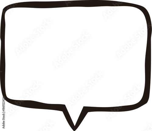 手描きの吹出し_装飾・コメント・台詞・メモ