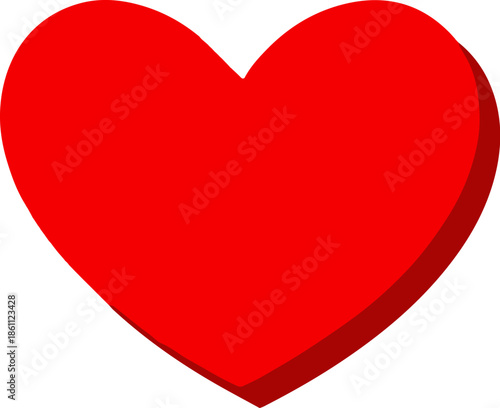 red 3d heart illustration for valentine and romantic love design Free Download red 3d heart illustration for valentine and romantic love design - GFXLoad