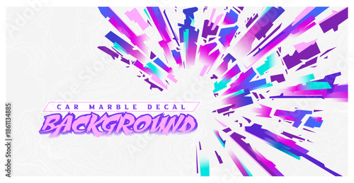 banner background blast purple purple pink abstract purple  esport gaming vector block sporty