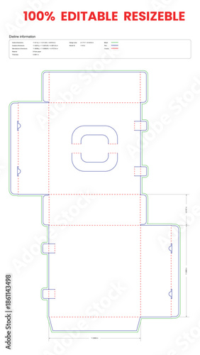 easy & economical lock boxes tuck end box variations dieline template box dieline die lines packaging custom dieline  box cardboard box dieline pizza box dieline printable product packaging layout,