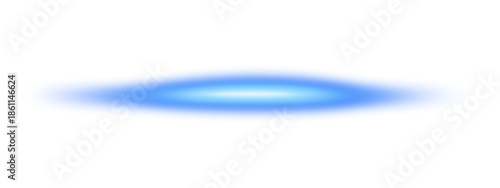 Transparent blue cyan neon glowing png with Blue light streak ray, light flare, blue trail - 3d rendering. Horizontal Rays of blue light on transparent background.Laser beams png.