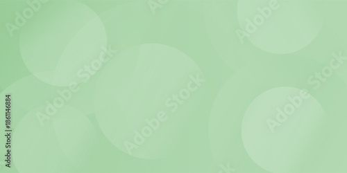 Minimalist soft Abstract Background in Gradient green and white Tones with Circles. Circle effect style geometric, abstract background. vector Eps 10
