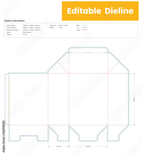 tuck end box variations angled opening dieline template box dieline die lines packaging custom dieline  box cardboard box dieline pizza box dieline printable product packaging layout,