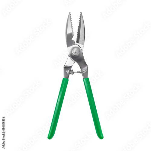 Garden Tool Used for Cutting and Gripping Plants or Materials in Outdoor Spaces