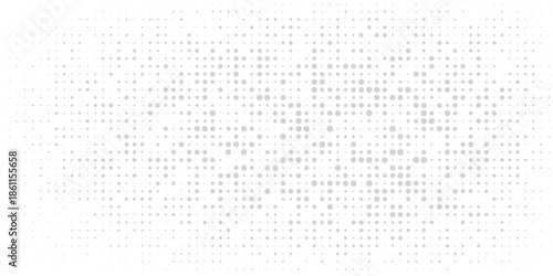 Simple dot halftone gradient texture. Vanishing polka dot background. Repeating dots gradation pattern modern