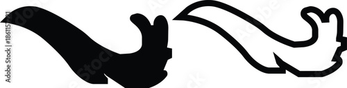 water drop ion icon set in flat and line style, liquid droplet and hydration symbol collection with aqua, fluid and moisture concepts, minimal monochrome vector graphic group