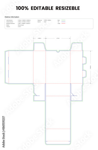 tuck end box variations side dieline template box dieline die lines packaging custom dieline  box cardboard box dieline pizza box dieline printable product packaging layout,