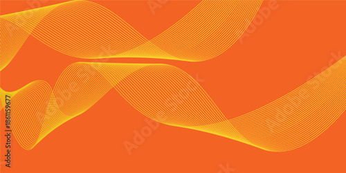 A dynamic and elegant orange abstract background with thin flowing lines, creating a sense of fluidity and motion. This vibrant and modern design is perfect for branding, digital art, presentations.