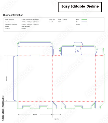 tuck end box variations tear lines dieline template box dieline die lines packaging custom dieline  box cardboard box dieline pizza box dieline printable product packaging layout,