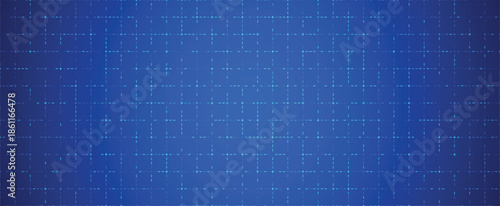 blue glowing dotted grid background tech dot square network
