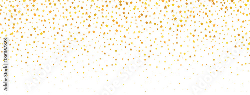 gold falling down confetti background repeated golden 