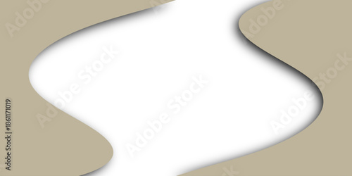 Vector illustration of a blank 3d paper sheet with a folded corner curl and empty space for text on an abstract business document background banner template