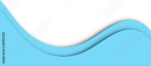 Dynamic abstract blue wave design featuring flowing curves and light motion lines on a futuristic vector background for a professional business wallpaper illustration