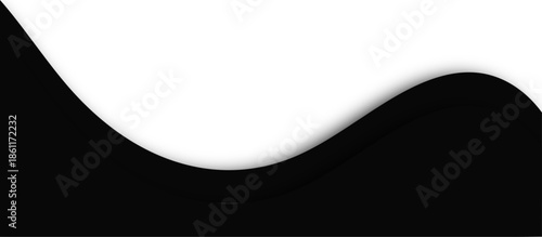 Abstract 3D animation of a woman walking through black and white smoke with a paper texture motion illustration