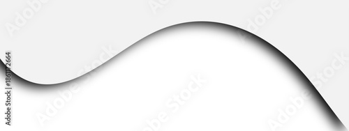 3d rendered illustration of an abstract white paper background featuring a blank page with soft light waves and gray motion texture for a modern empty design backdrop