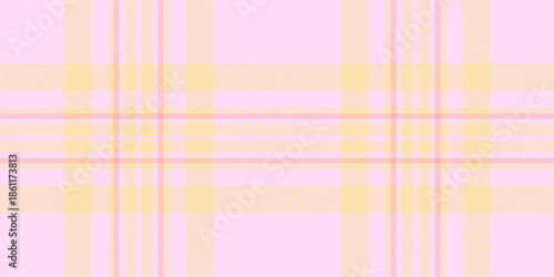 60s pattern plaid check, goose texture seamless background. Cozy fabric textile vector tartan in pink lace and navajo white colors.
