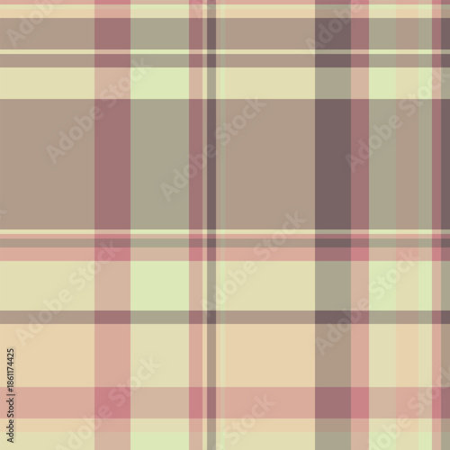 Native pattern check vector, continuity textile tartan fabric. Simplicity plaid background seamless texture in light and pastel colors.